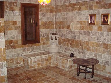 on suite bathrom to bedroom 1