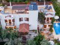 Rear view of villa