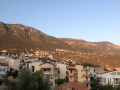 View of hills from roof terrace
